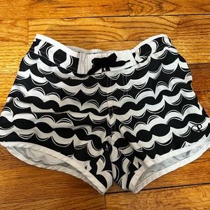 Girls Ocean Pacific OP shorts black/white size M